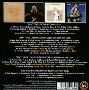 4CD/Doos Edgar Winter: Tell Me In A Whisper: The Solo Albums 1970-1981