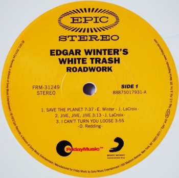 2LP Edgar Winter's White Trash: Roadwork CLR