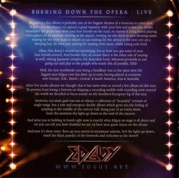 2CD Edguy: Burning Down The Opera (Live)