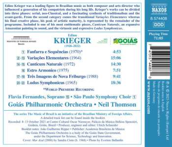 CD São Paulo Symphony Orchestra Choir: Canticum Naturale / Ludus Symphonicus / Variações Elementares