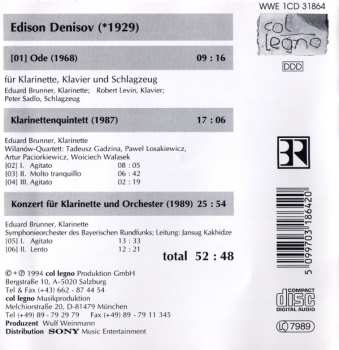 CD Edison Denisov: Ode · Klarinettenquintett · Konzert Für Klarinette Und Orchester