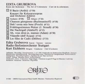 CD Edita Gruberova: Kunst Der Koloratur