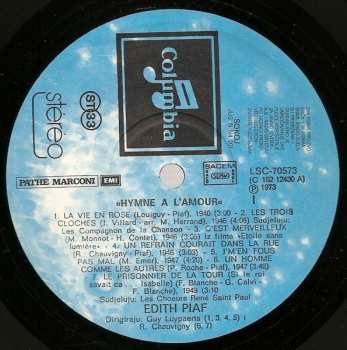 3LP/Doos Edith Piaf: Hymne À L'Amour