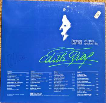 2LP Edith Piaf: Portrait Of Piaf - 25 Of Her Greatest Hits
