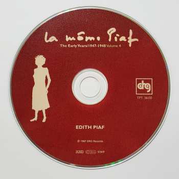 CD Edith Piaf: The Early Years/1947-1948, Volume 4 