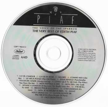 CD Edith Piaf: The Voice Of The Sparrow:  The Very Best Of Edith Piaf