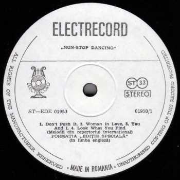LP Ediție Specială: Non-Stop Dancing (Melodii Din Repertoriul Internațional)