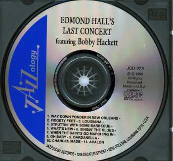 CD Bobby Hackett: Edmond Hall's Last Concert