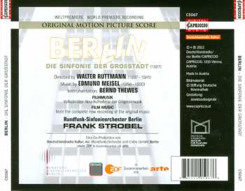 CD Edmund Meisel: Berlin - Die Sinfonie Der Großstadt: Original Motion Picture Score