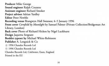 CD Richard Hickox: Symphony No. 2; Symphony No. 6
