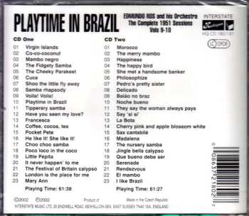 2CD Edmundo Ros & His Orchestra: Playtime In Brazil: The Complete 1951 Sessions, Vols. 9-10