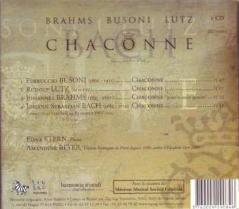 CD Johann Sebastian Bach: Chaconne