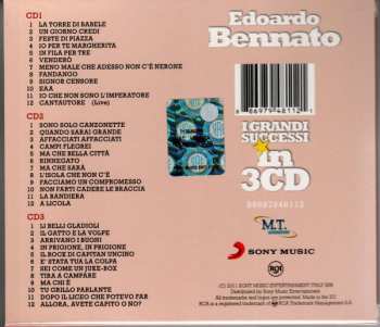 3CD/Doos Edoardo Bennato: I Grandi Successi In 3 CD