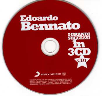 3CD/Doos Edoardo Bennato: I Grandi Successi In 3 CD