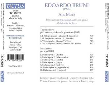 CD Edoardo Bruni: Ars Modi