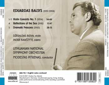 CD Lithuanian National Symphony Orchestra: Violin Concerto No. 1・Dramatic Frescoes・Reflections Of The Sea