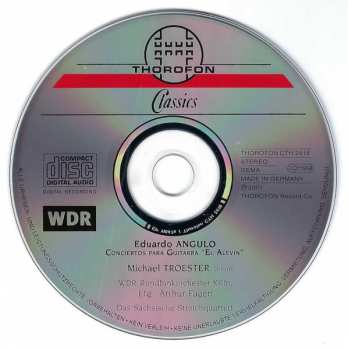 CD WDR Rundfunkorchester Köln: Conciertos Para Guitarra „El Alevin“