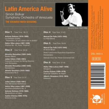 6CD Simón Bolívar Symphony Orchestra Of Venezuela: Latin America Alive