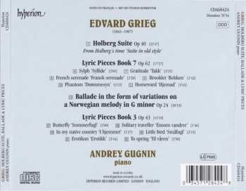 CD Edvard Grieg: Holberg Suite, Ballade & Lyric Pieces