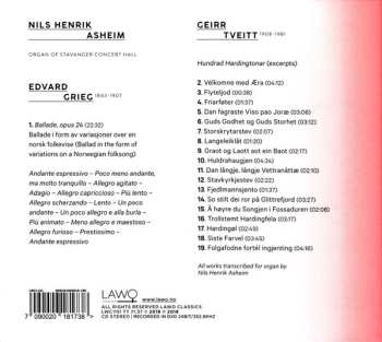 CD Edvard Grieg: Ballade, Hundrad Hardingtonar