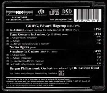 SACD Edvard Grieg: In Autumn; Piano Concerto; Symphony In C Minor