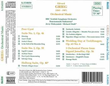 CD Edvard Grieg: Peer Gynt, Holberg Suite, Sigurd Jorsalfar, Wedding Day At Troldhaugen