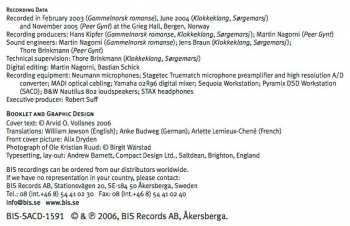 SACD Edvard Grieg: Peer Gynt Suites Nos. 1 And 2 / Funeral March / Old Norwegian Melody / Bell Ringing