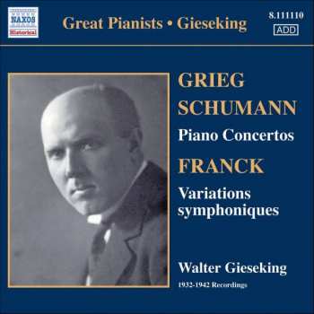 CD Robert Schumann: Piano Concertos • Variations Symphoniques • 1932-1942 Recordings