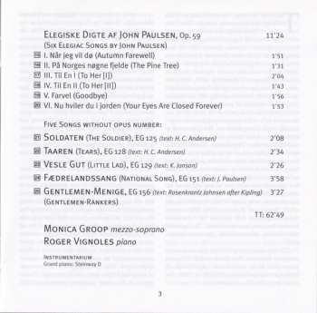 CD Edvard Grieg: The Complete Songs Vol. 6