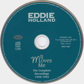 2CD Edward Holland, Jr.: It Moves Me - The Complete Recordings 1958-1964