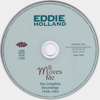2CD Edward Holland, Jr.: It Moves Me - The Complete Recordings 1958-1964