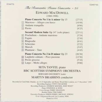 CD BBC Scottish Symphony Orchestra: Piano Concerto No 1 In A Minor / Piano Concerto No 2 In D Minor / Second Modern Suite Op 14