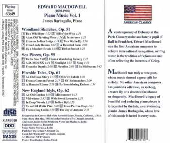 CD James Barbagallo: Piano Music Vol. 1