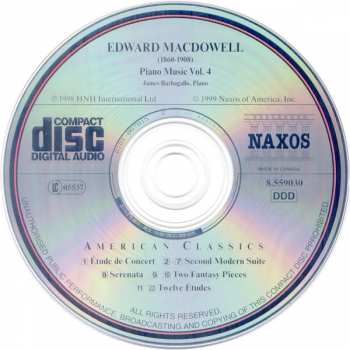 CD James Barbagallo: Piano Music Vol. 4