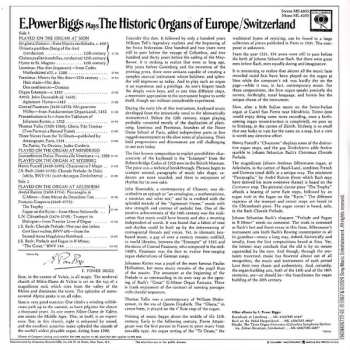 6CD/Doos E. Power Biggs: Plays Historic Organs Of Europe