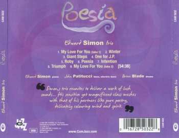 CD Edward Simon Trio: Poesia