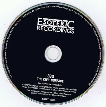 CD Egg: The Civil Surface