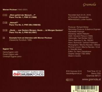 CD Werner Pirchner: Piano Trios