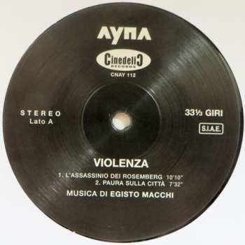 LP Egisto Macchi: Violenza
