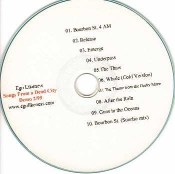 Album Ego Likeness: Songs From A Dead City