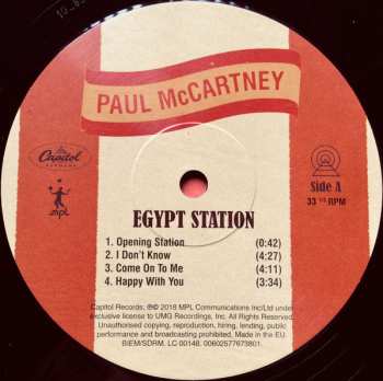 3LP Paul McCartney: Egypt Station (Explorer’s Edition) LTD