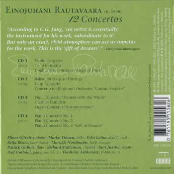 4CD/Doos Einojuhani Rautavaara: 12 Concertos
