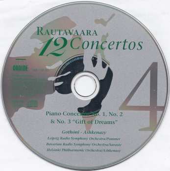 4CD/Doos Einojuhani Rautavaara: 12 Concertos