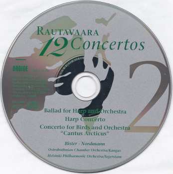 4CD/Doos Einojuhani Rautavaara: 12 Concertos