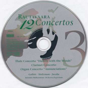 4CD/Doos Einojuhani Rautavaara: 12 Concertos