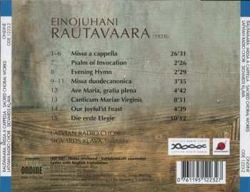 CD Einojuhani Rautavaara: Missa a cappella - Sacred Choral Works