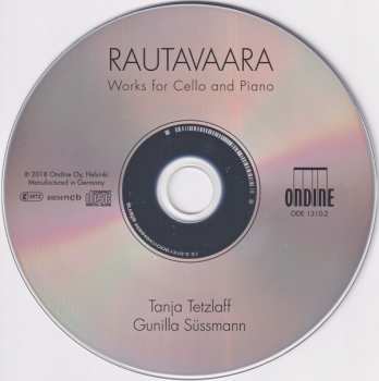 CD Einojuhani Rautavaara: Works For Cello And Piano