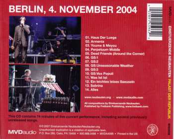 CD Einstürzende Neubauten: Palast Der Republik