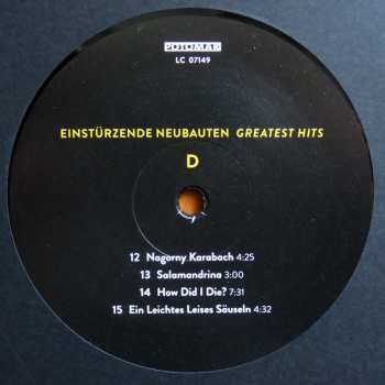 2LP Einstürzende Neubauten: Greatest Hits