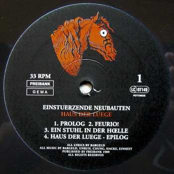 LP Einstürzende Neubauten: Haus Der Lüge